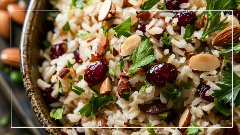 Rice and Cranberries Side Dish – A Festive Favorite